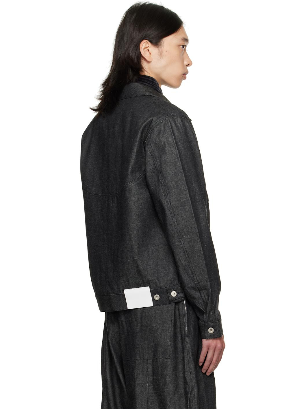 Black Jiji Denim Jacket - 3