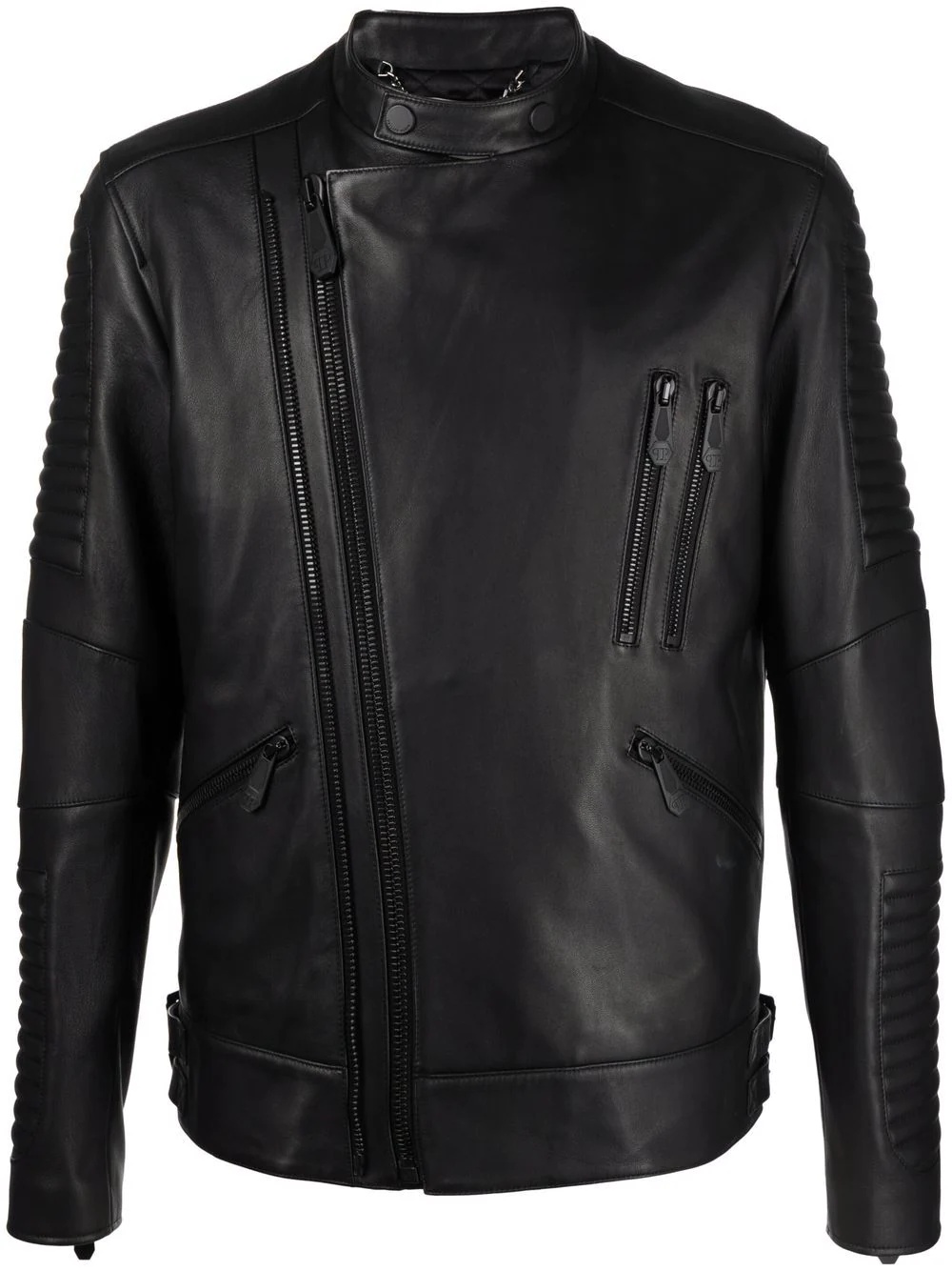 crystal skull biker jacket - 1