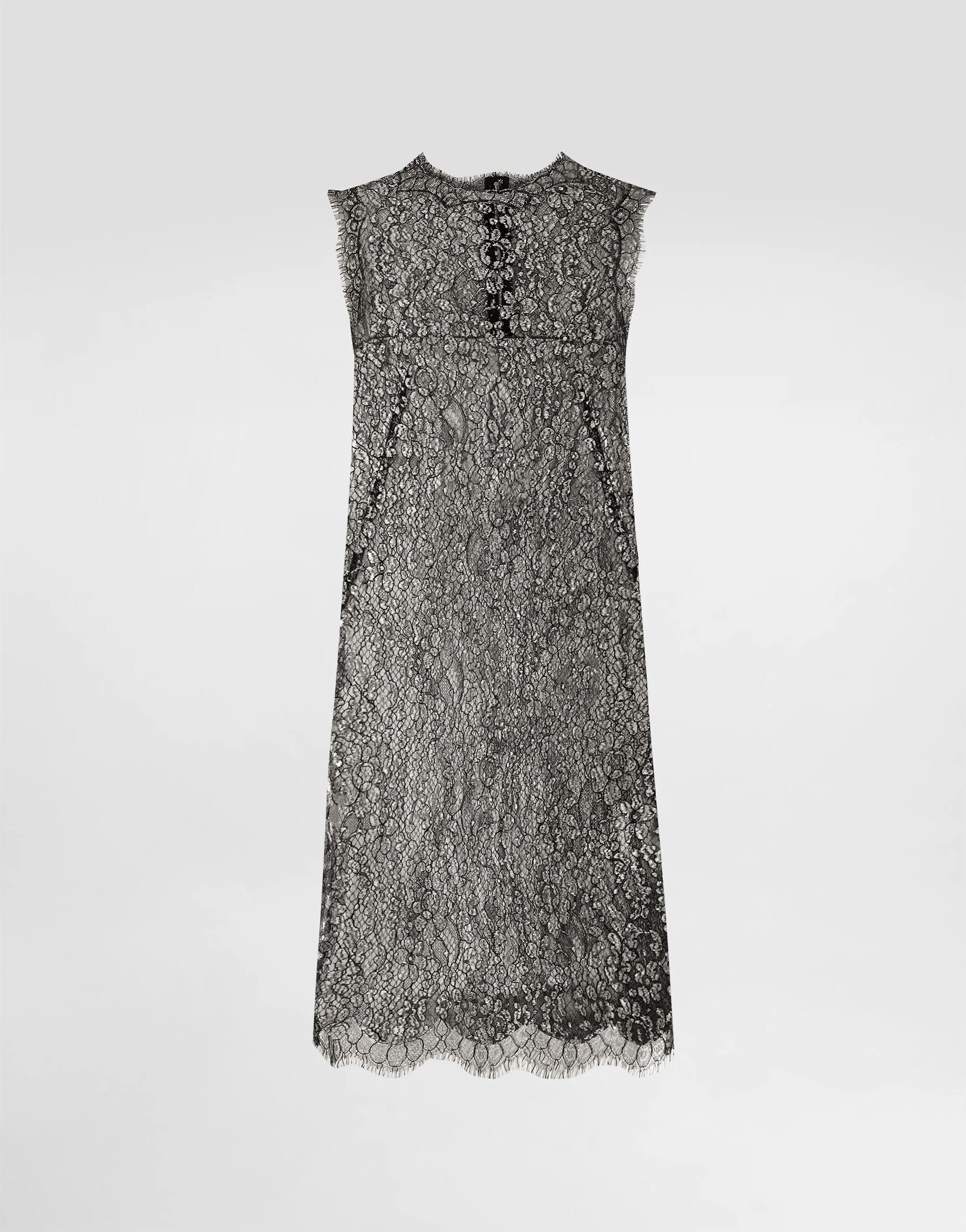 Lamé lace dress - 1