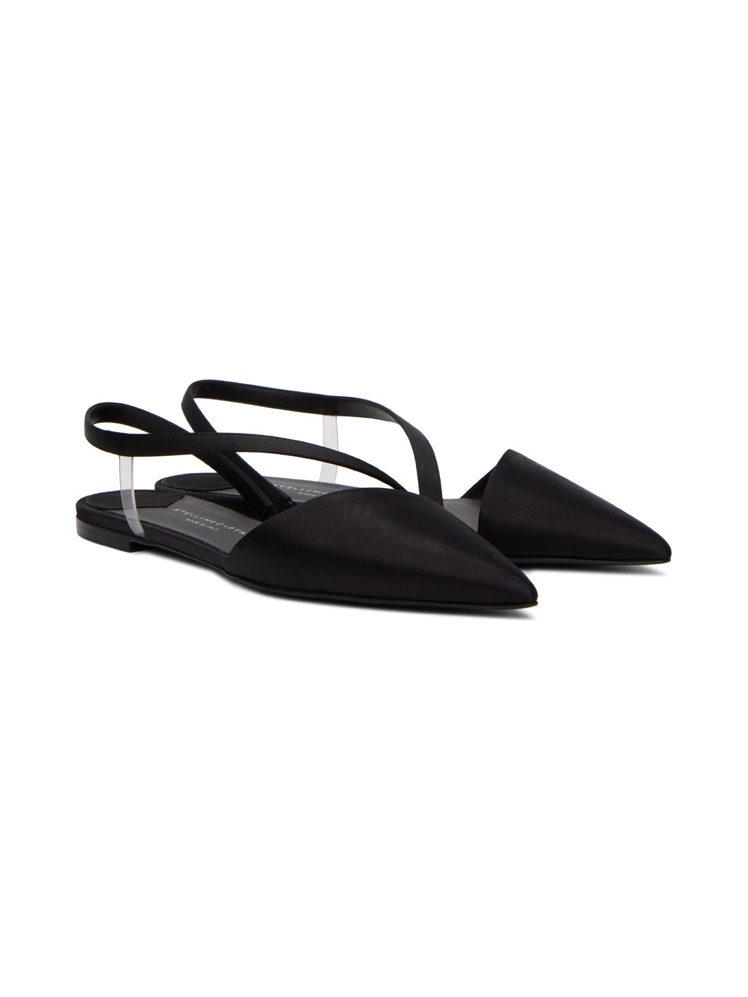 Black Iconic D'Orsay Slippers - 4