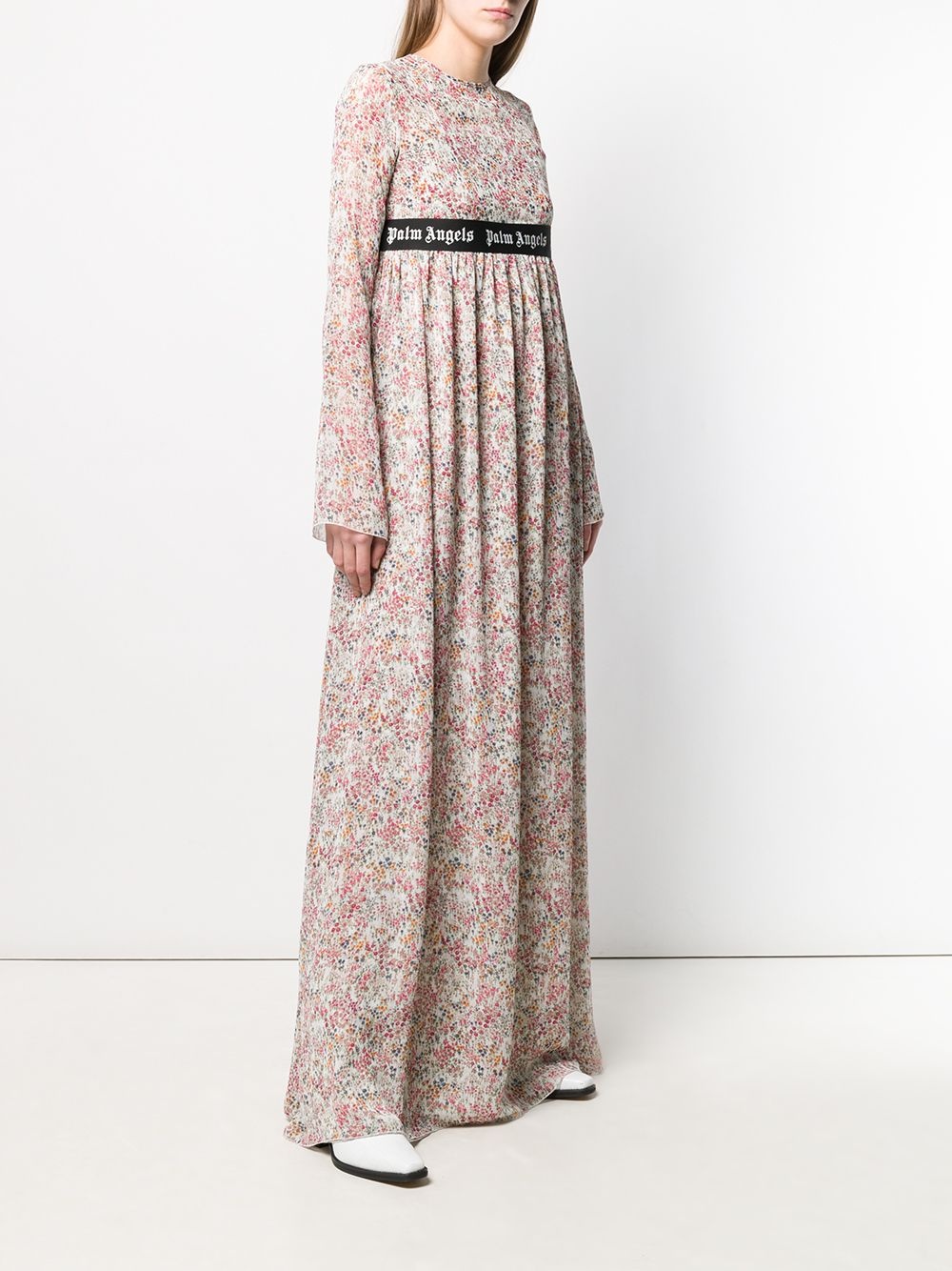 floral print long dress - 3