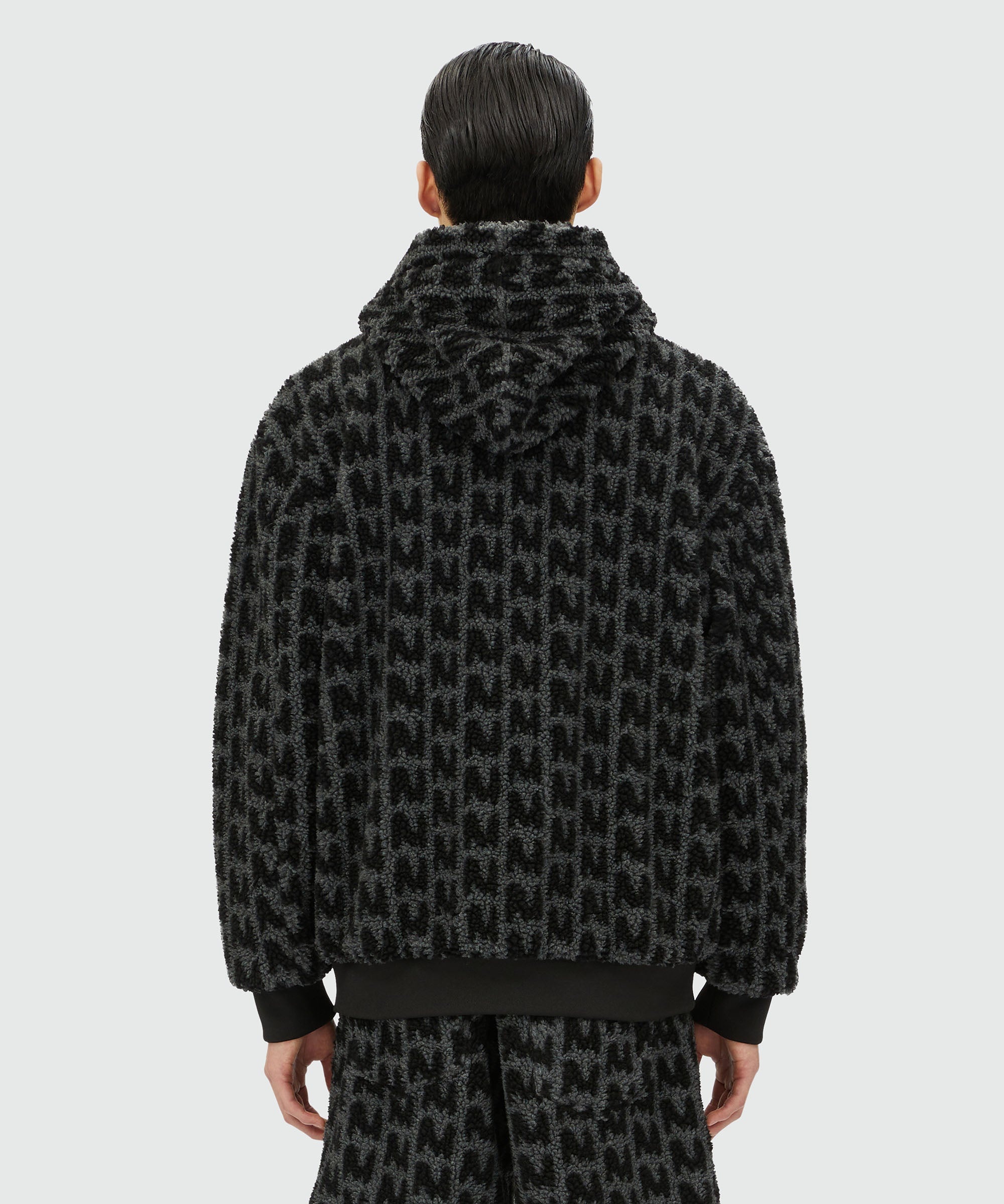 Faux-fur jacquard "TheMwave" jacket - 3