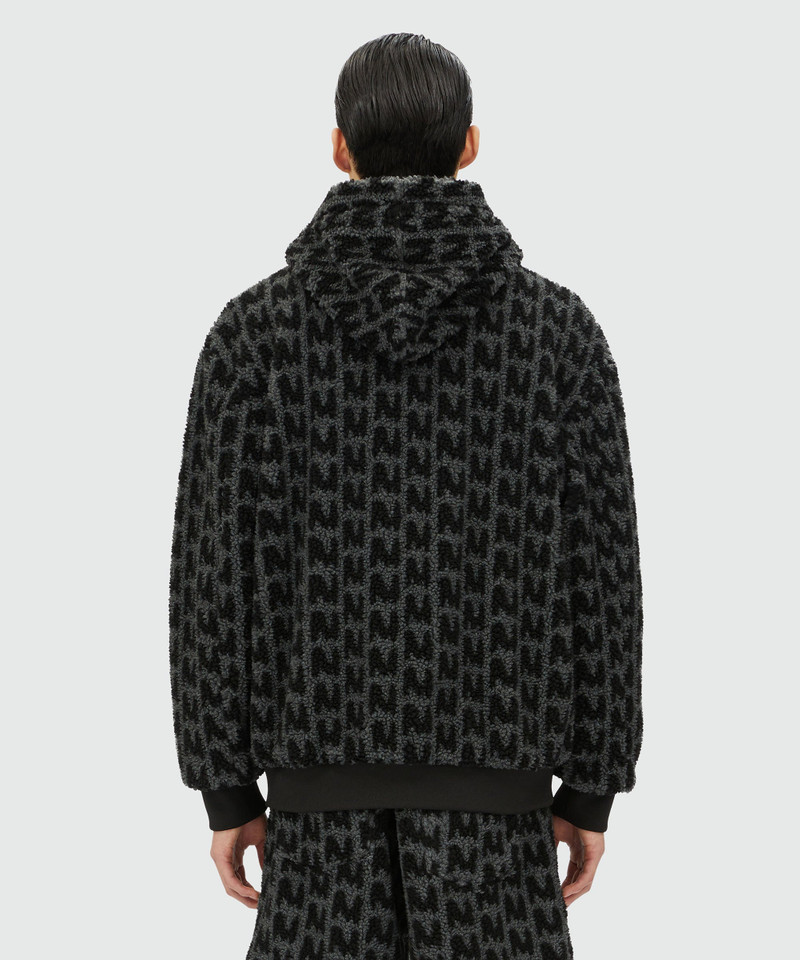 Faux-fur jacquard "TheMwave" jacket 3