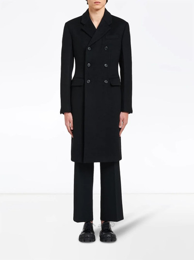 Prada Double cashmere coat outlook