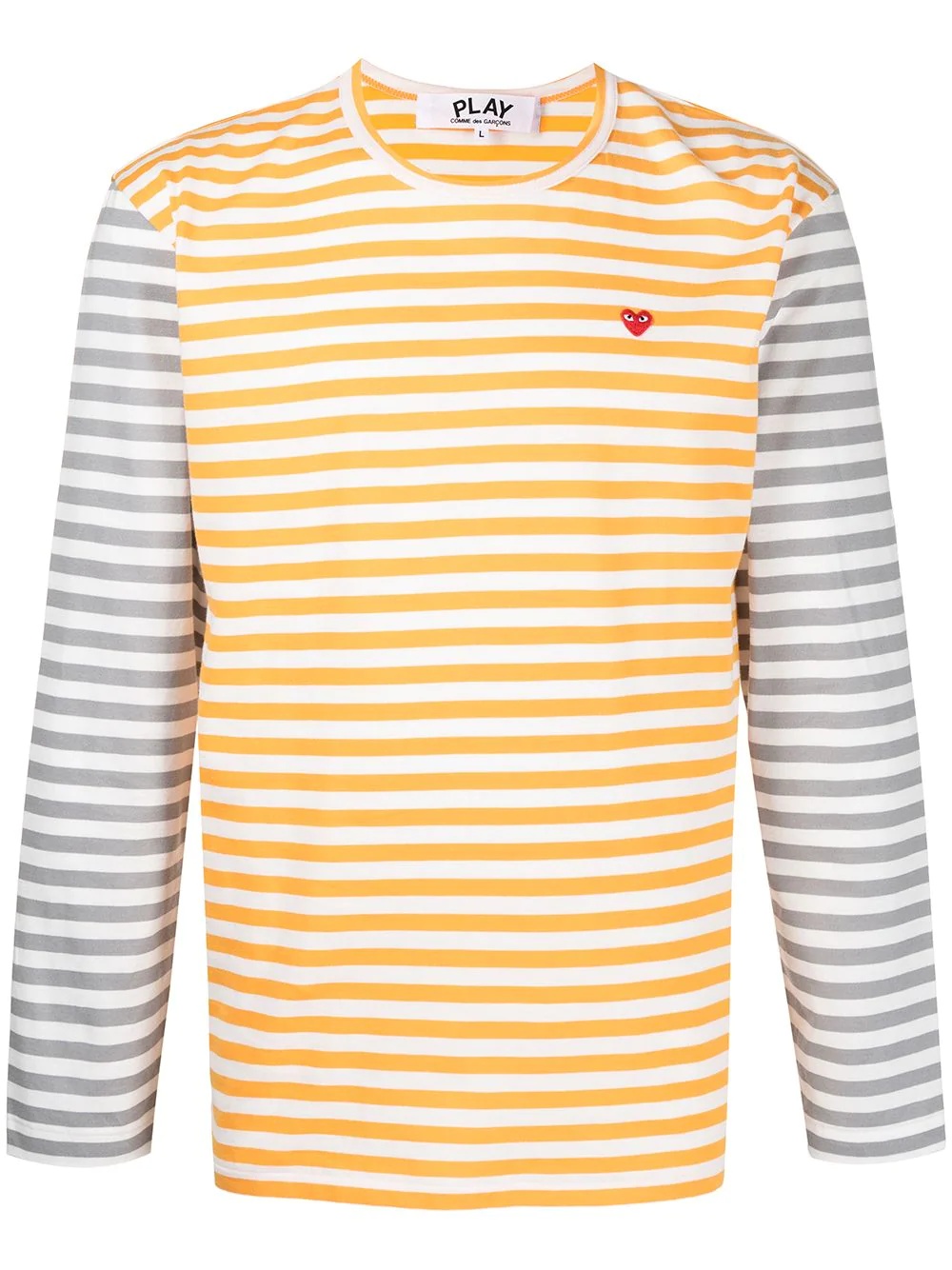 striped long-sleeve T-shirt - 1