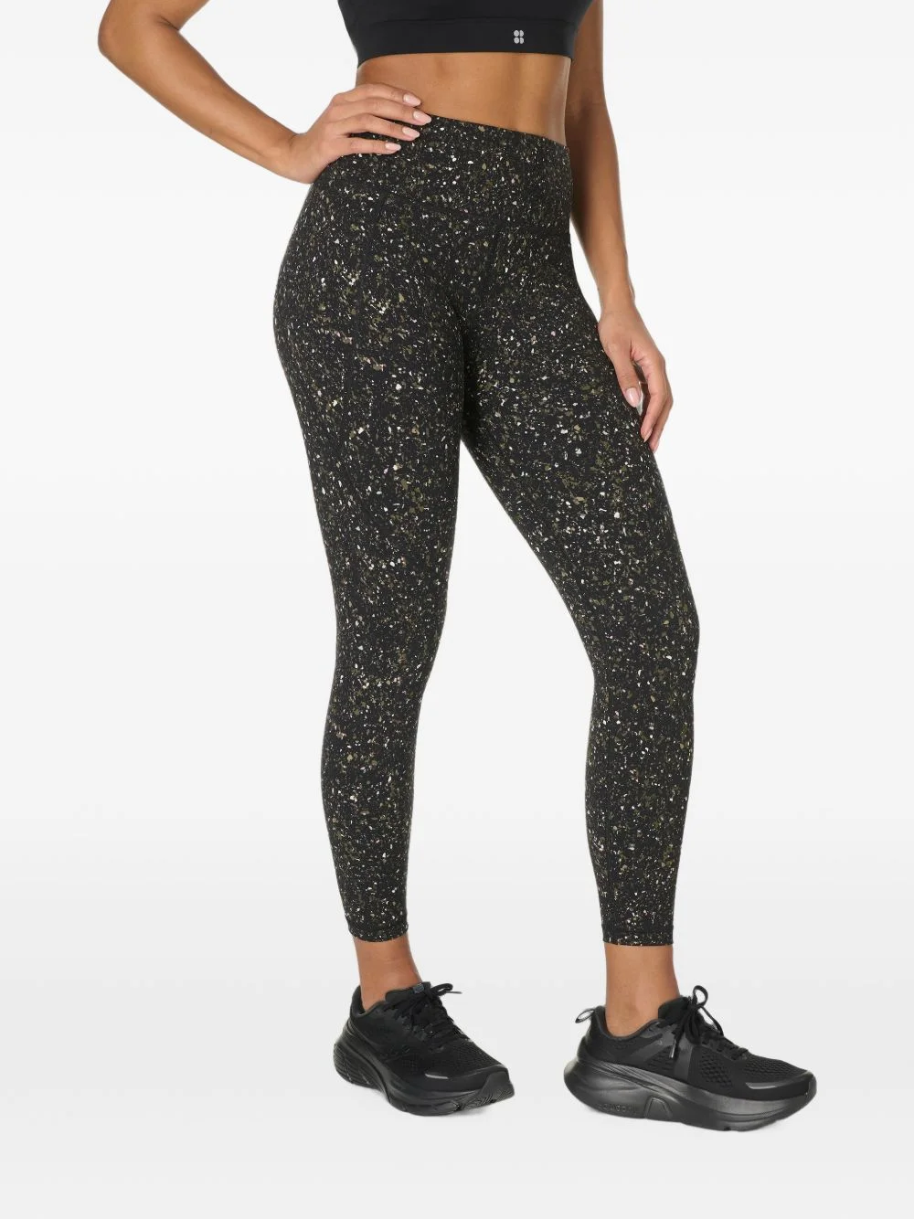 Power Gym ditsy-print leggings - 1