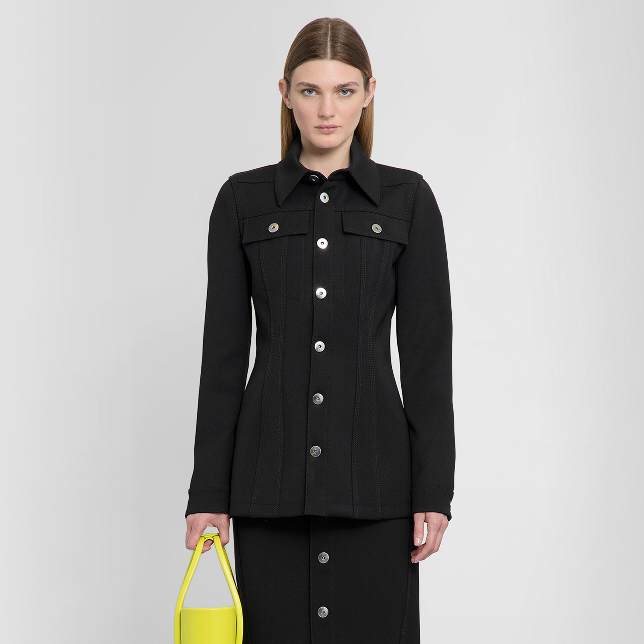 BOTTEGA VENETA WOMAN BLACK JACKETS - 4