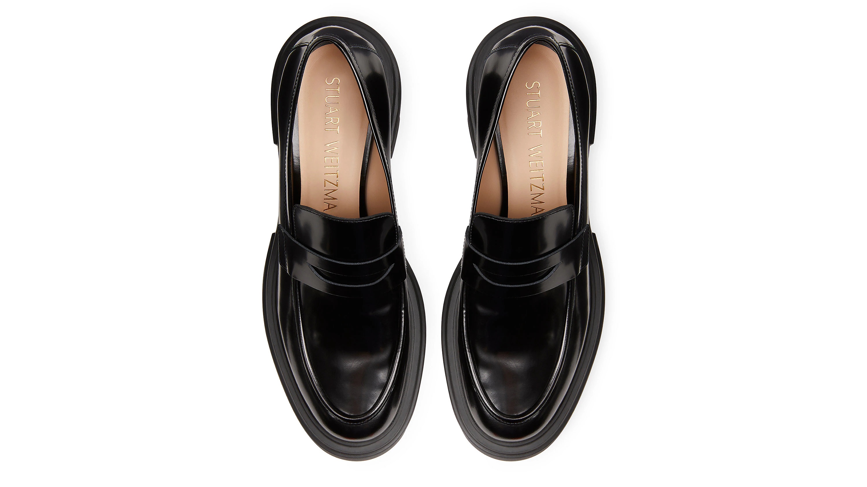 LOULOU STUDIO VANUAIVORYBLACKSTRIPES 関税送料込 Amazon.com | Stuart Weitzman Pearldrop Platform Loafer Black