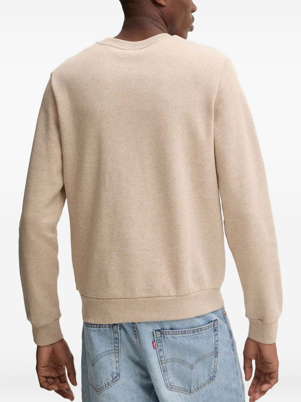 embroidered crew-neck sweatshirt - 3