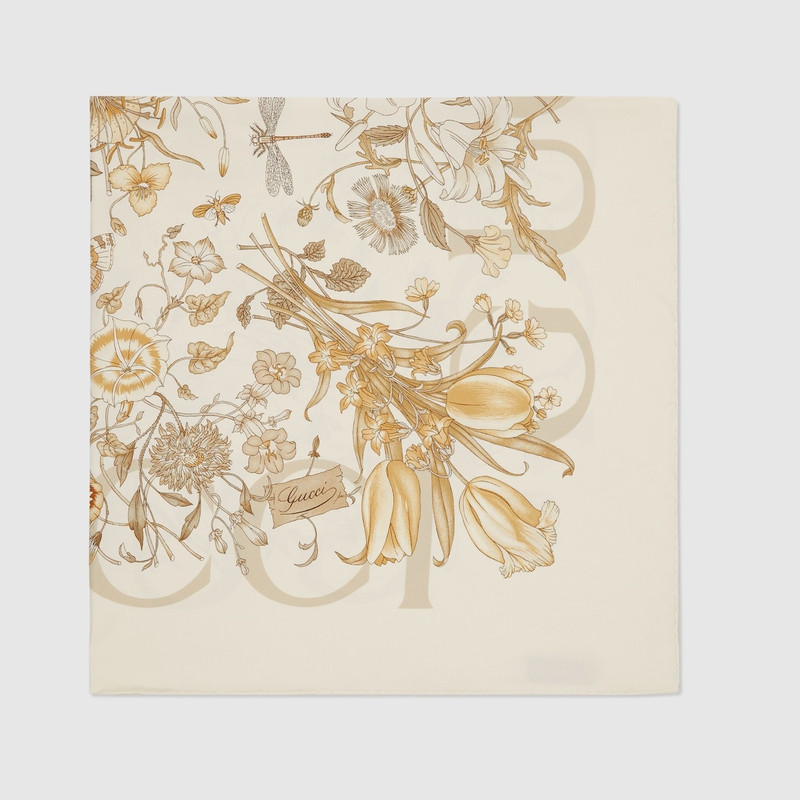 GUCCI Printed silk carré outlook