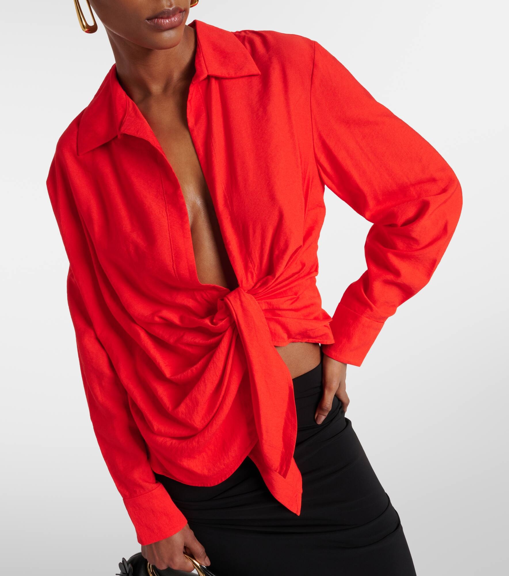 La Chemise Bahia gathered shirt - 6