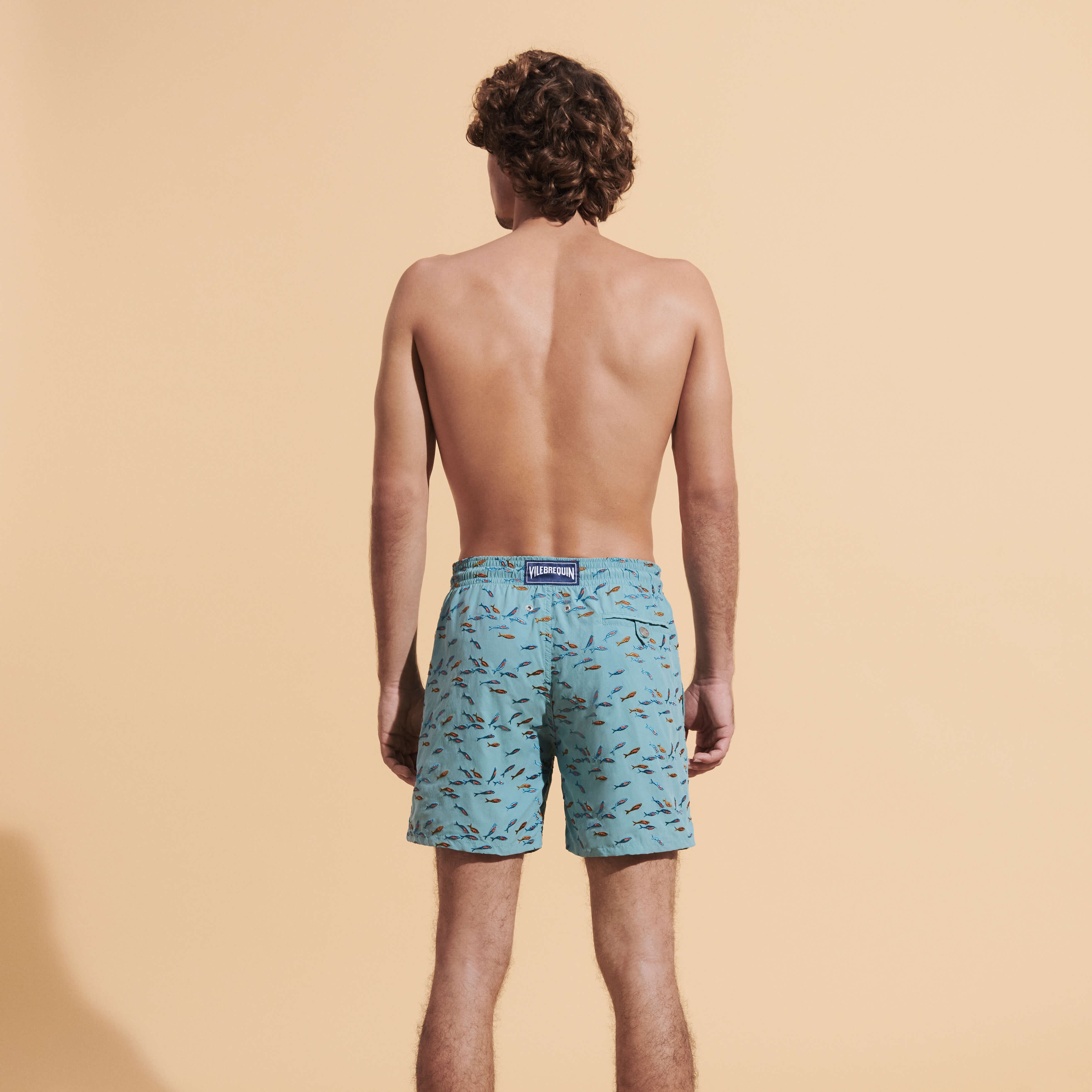 Men Swim Trunks Embroidered Gulf Stream - Limited Edition - 4