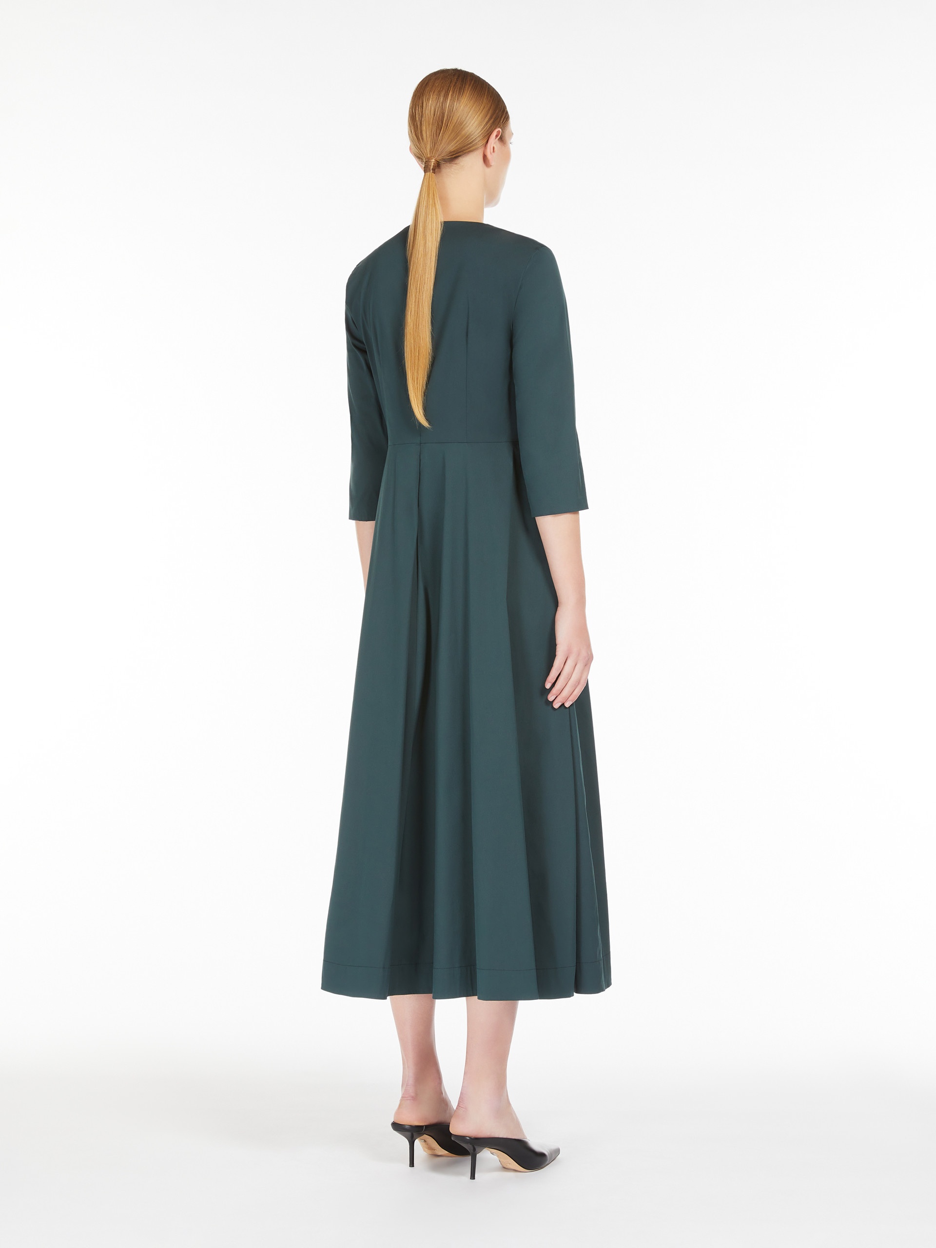 ROMOLO Stretch cotton dress - 4