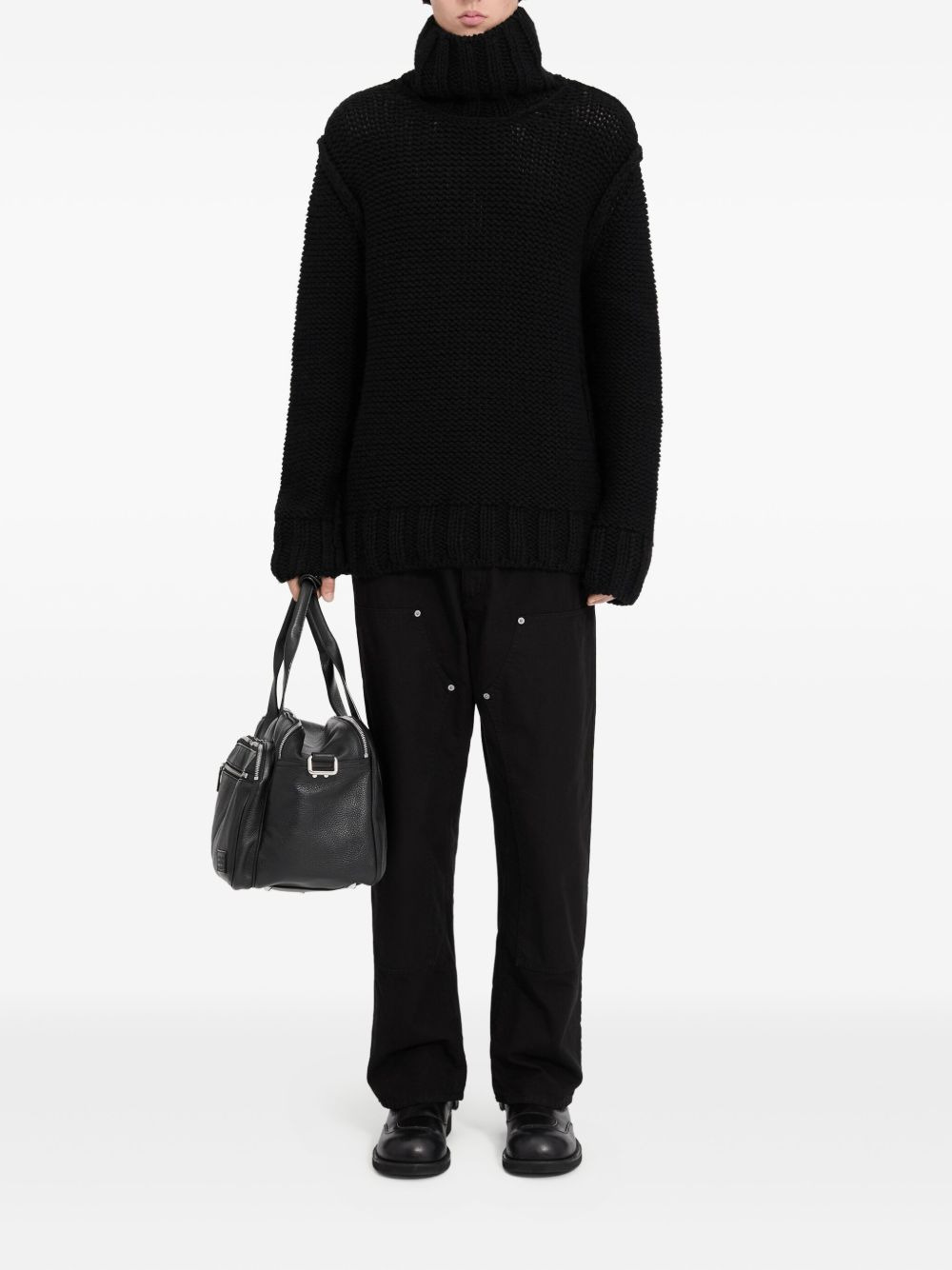roll-neck wool sweater - 2