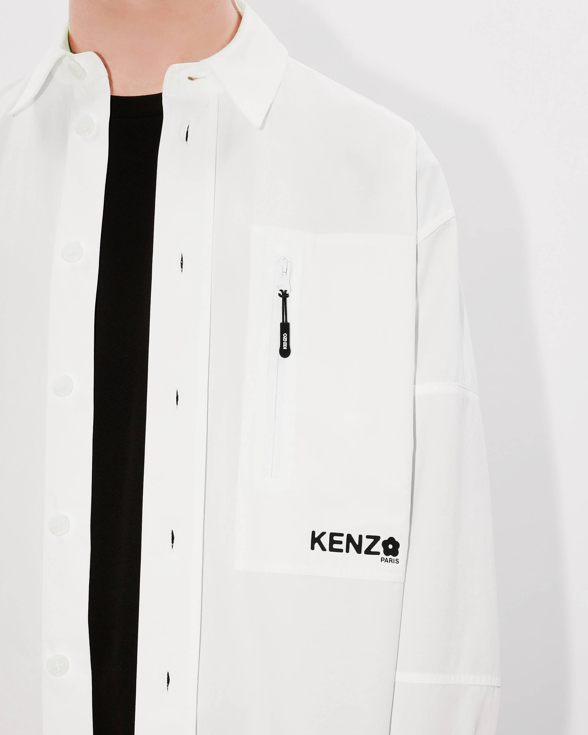 'Boke Flower 2.0' oversized shirt - 6