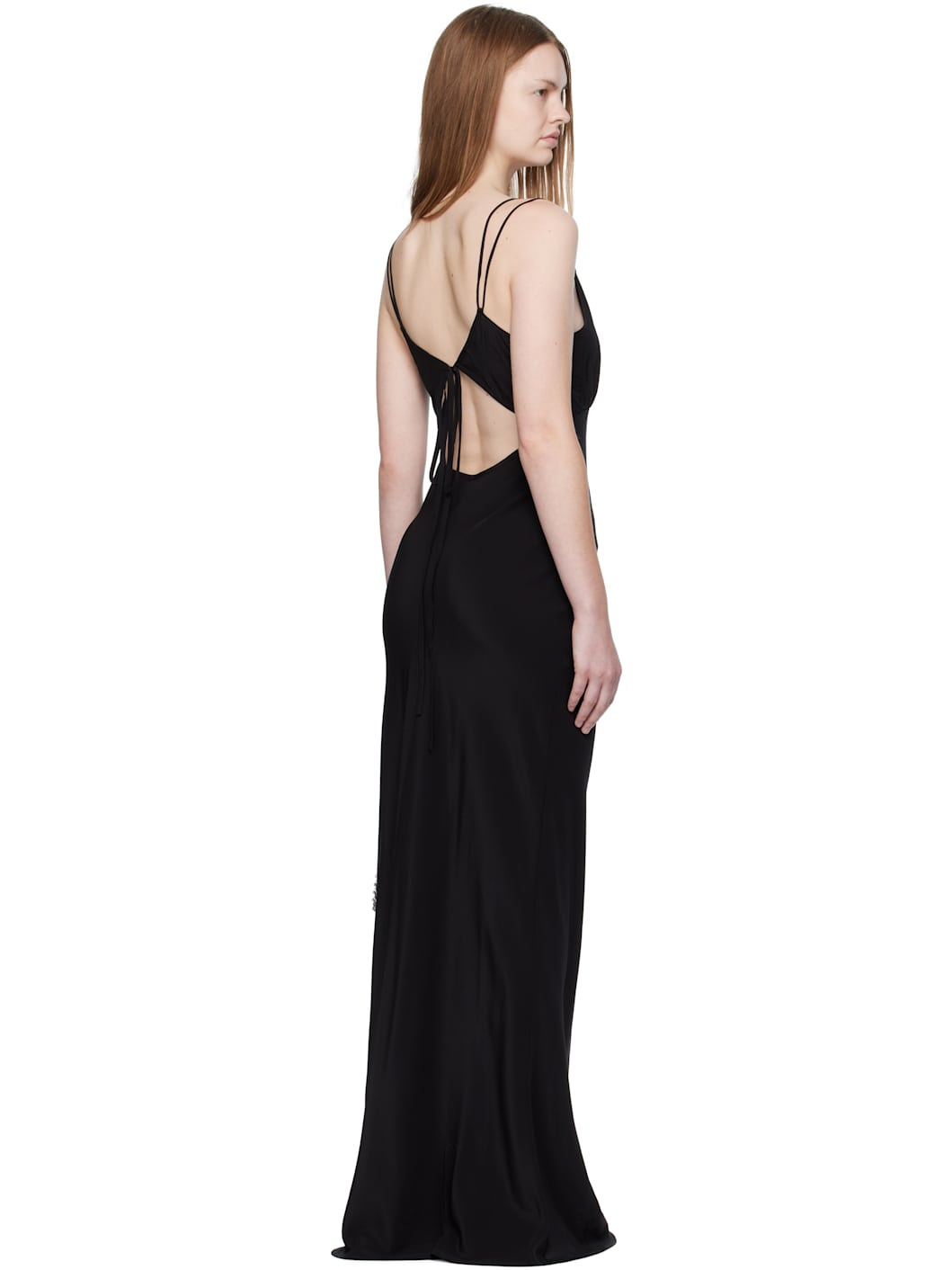 Black Elemental Bernie Slip Dress - 3