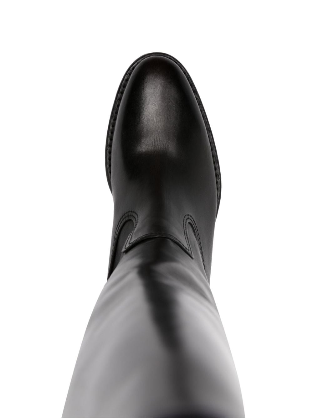 35mm leather riding boots - 4