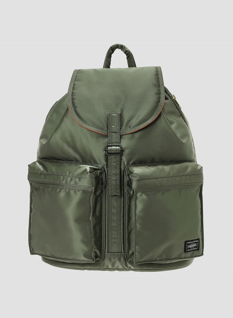 Nigel Cabourn Porter-Yoshida & Co Tanker Rucksack in Sage Green outlook
