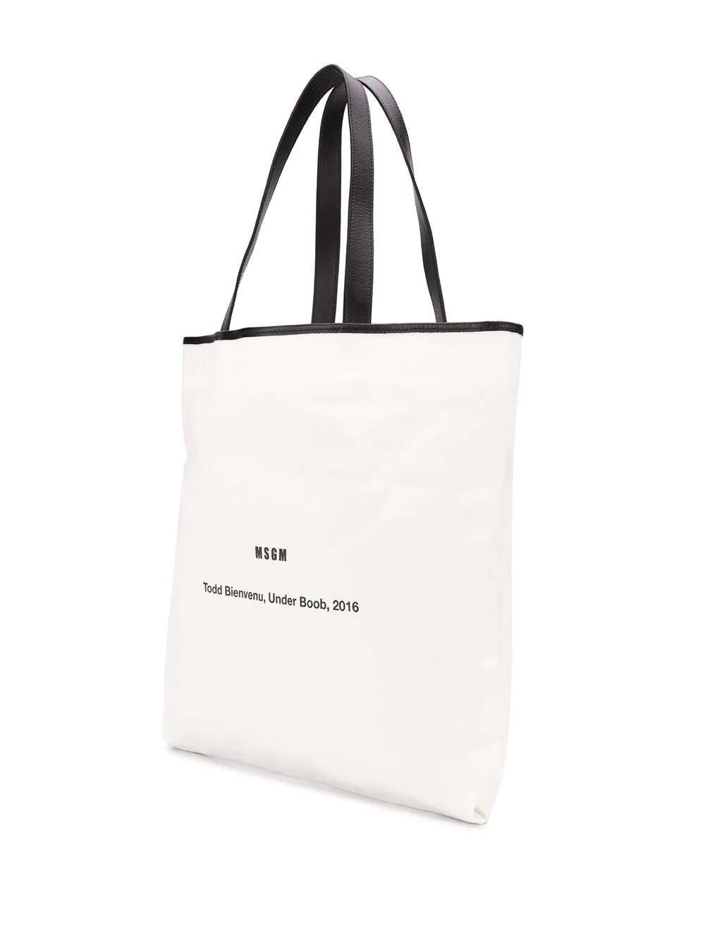 graphic print tote bag - 3