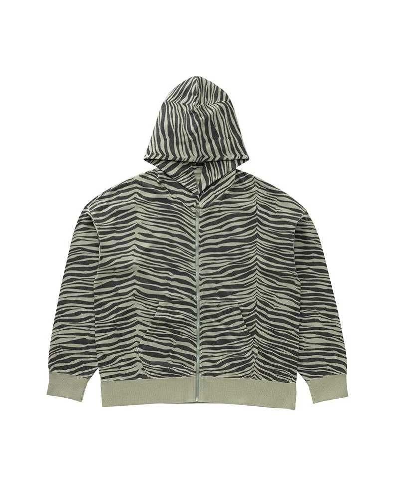 JUMBO SB HOODIE F.Z. QUAGGA LT.GREEN - 1
