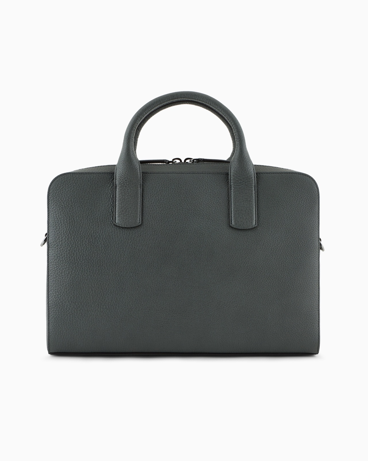 PEBBLED LEATHER BRIEFCASE - 3