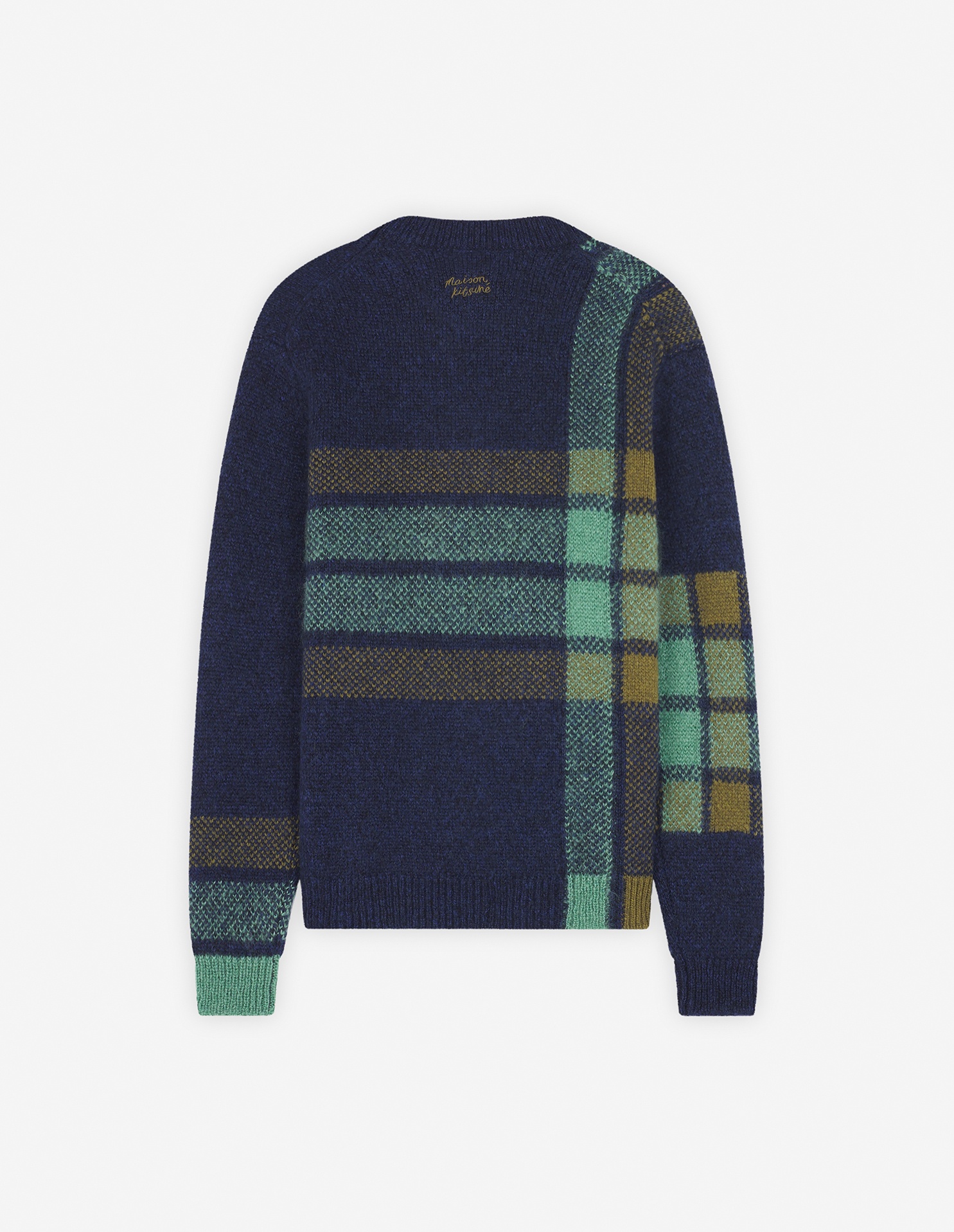 GRAPHIC CHECK INTARSIA JUMPER - 6