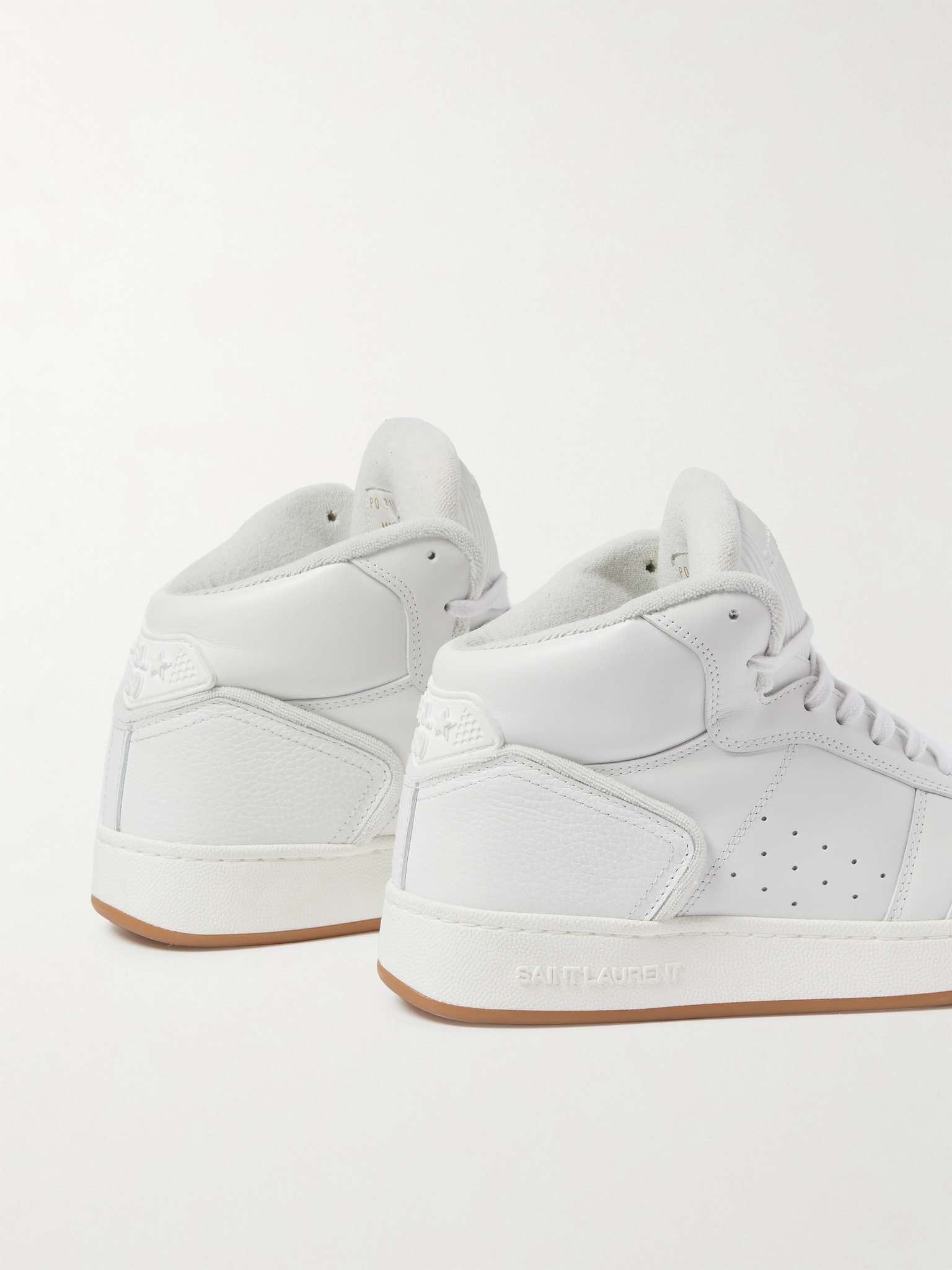 SL/80 Perforated Leather High-Top Sneakers - 5