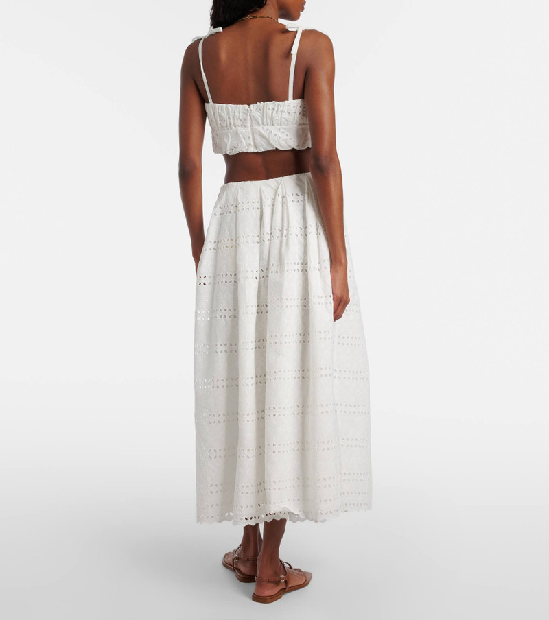 Abajo broderie anglaise midi skirt 3