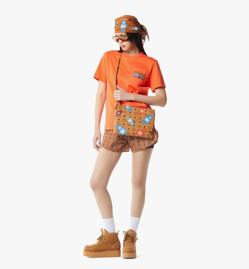 MCM Aren Crossbody Pouch in Rabot Visetos outlook