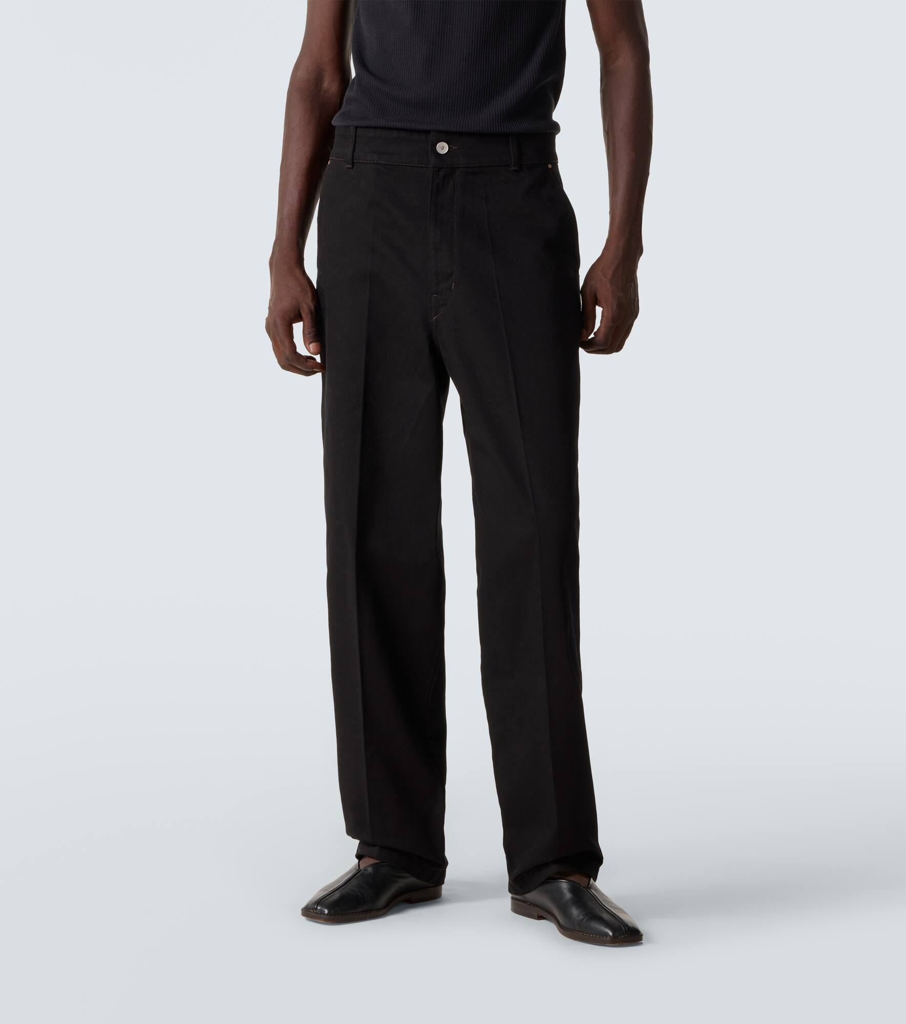 Mid-rise barrel-leg jeans - 3