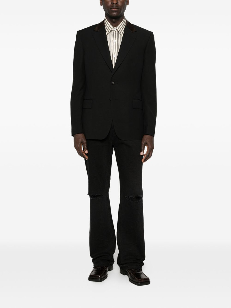 WALES BONNER single-breasted blazer outlook