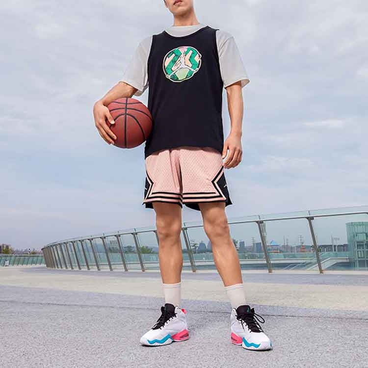 Air Jordan Pattern Printing Sports Vest Men's Black DQ5878-010 - 6