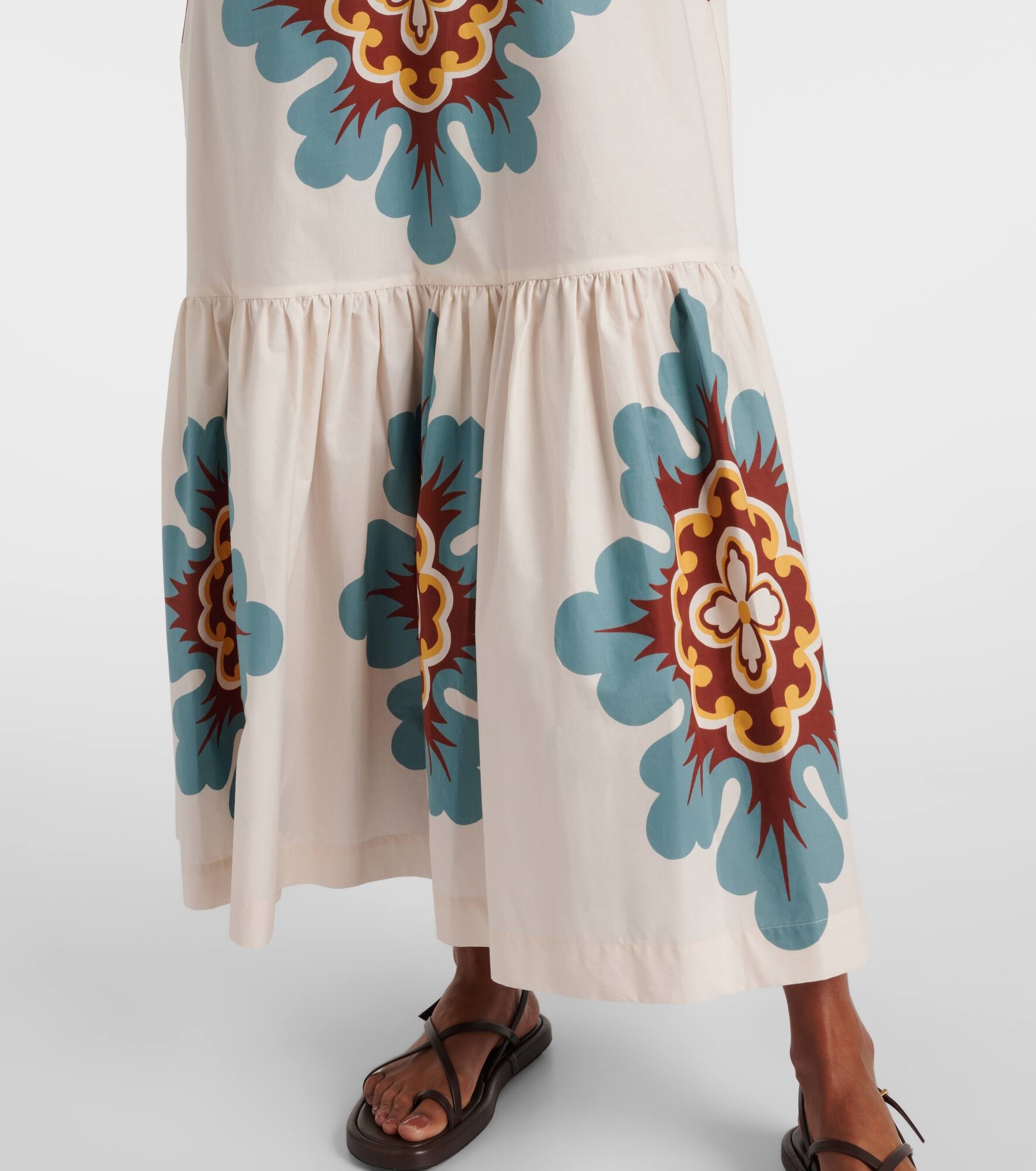 Artemis printed cotton shirtdress - 6