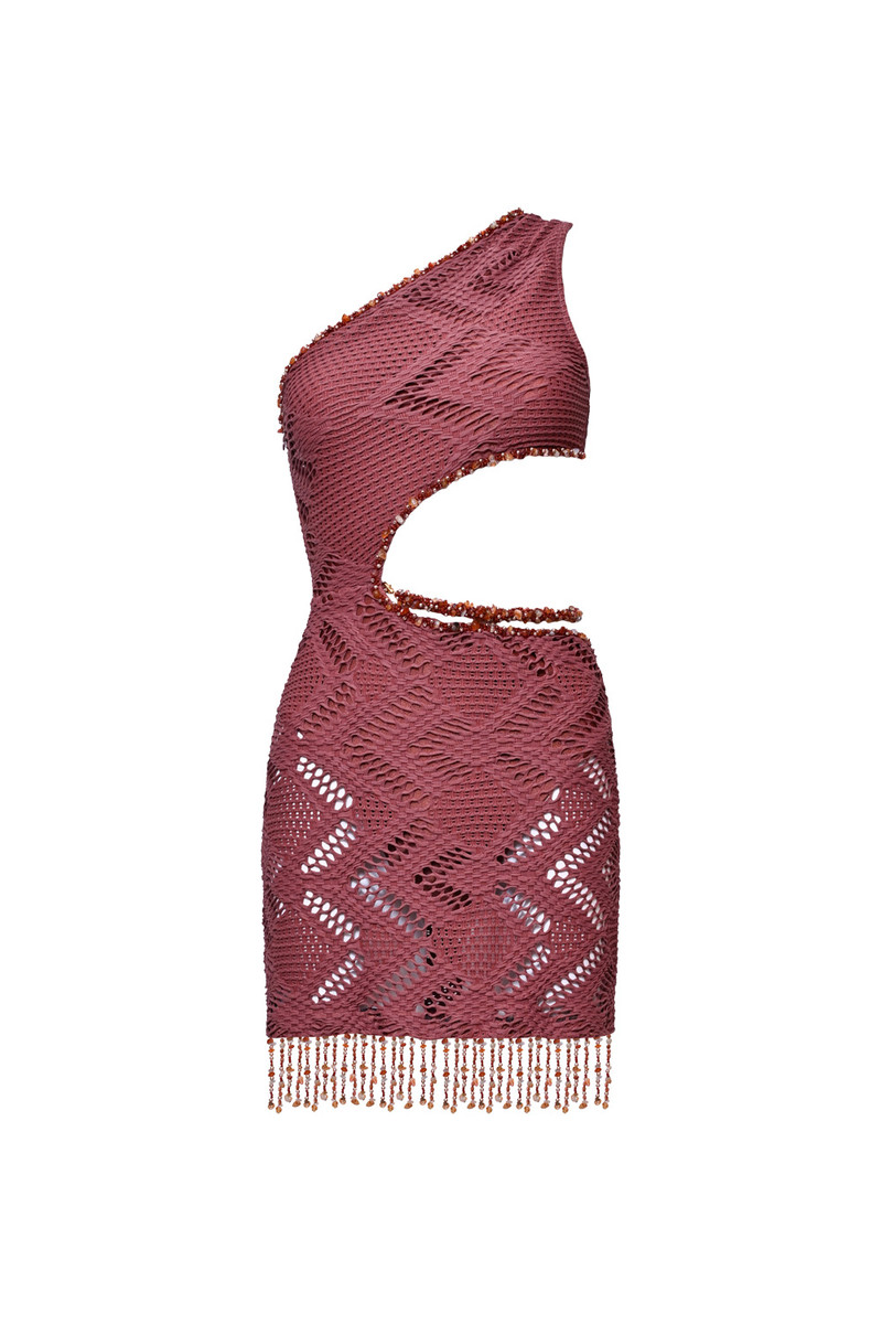 PatBO LYRA MESH MINI DRESS outlook