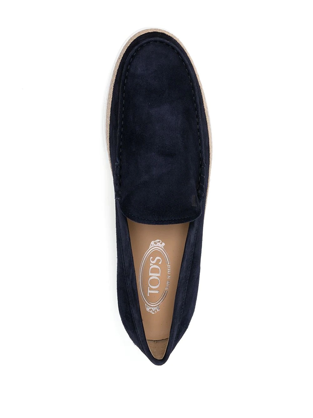 slip-on suede loafers - 4