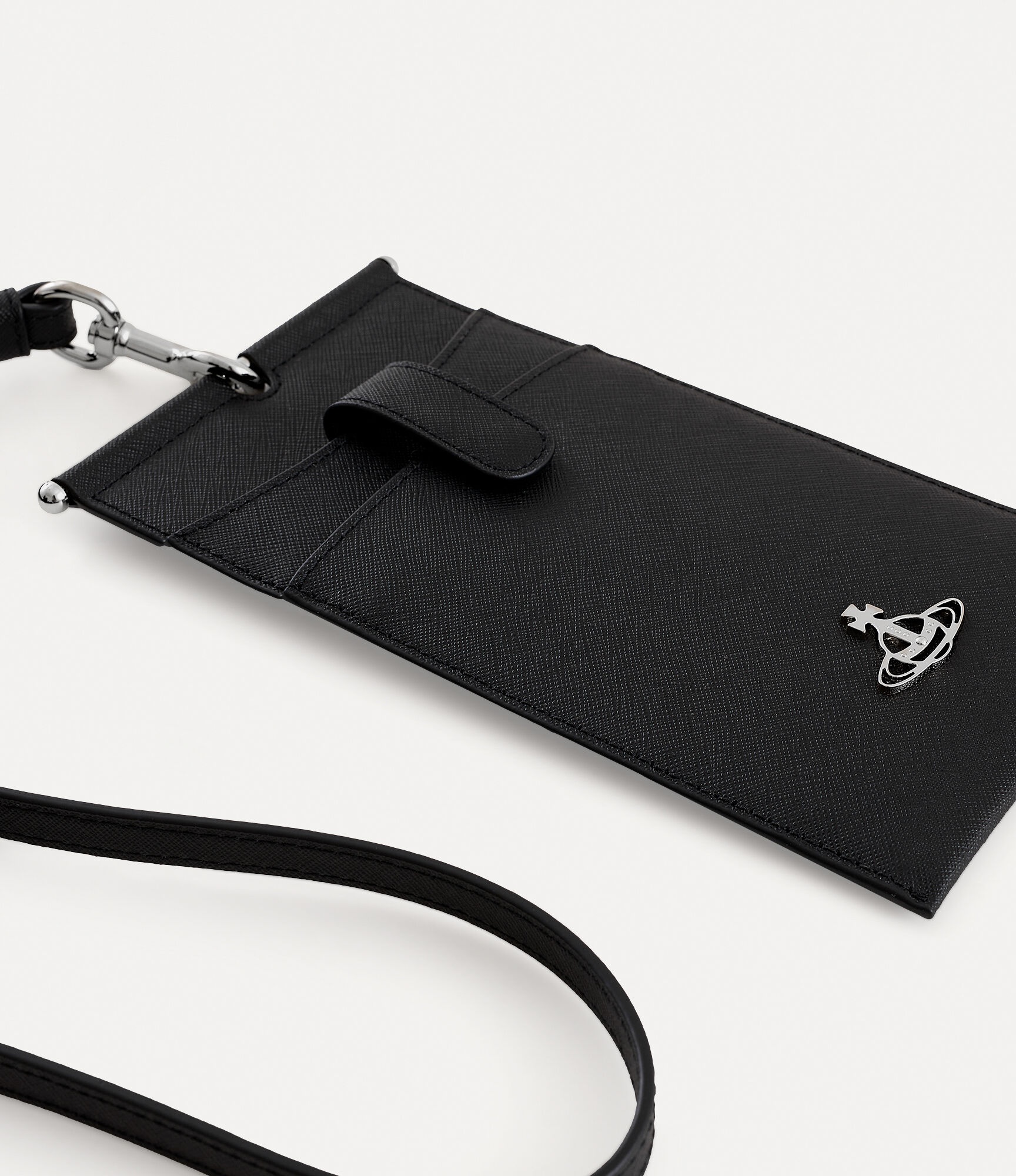 SAFFIANO PASSPORT HOLDER LANYARD - 2