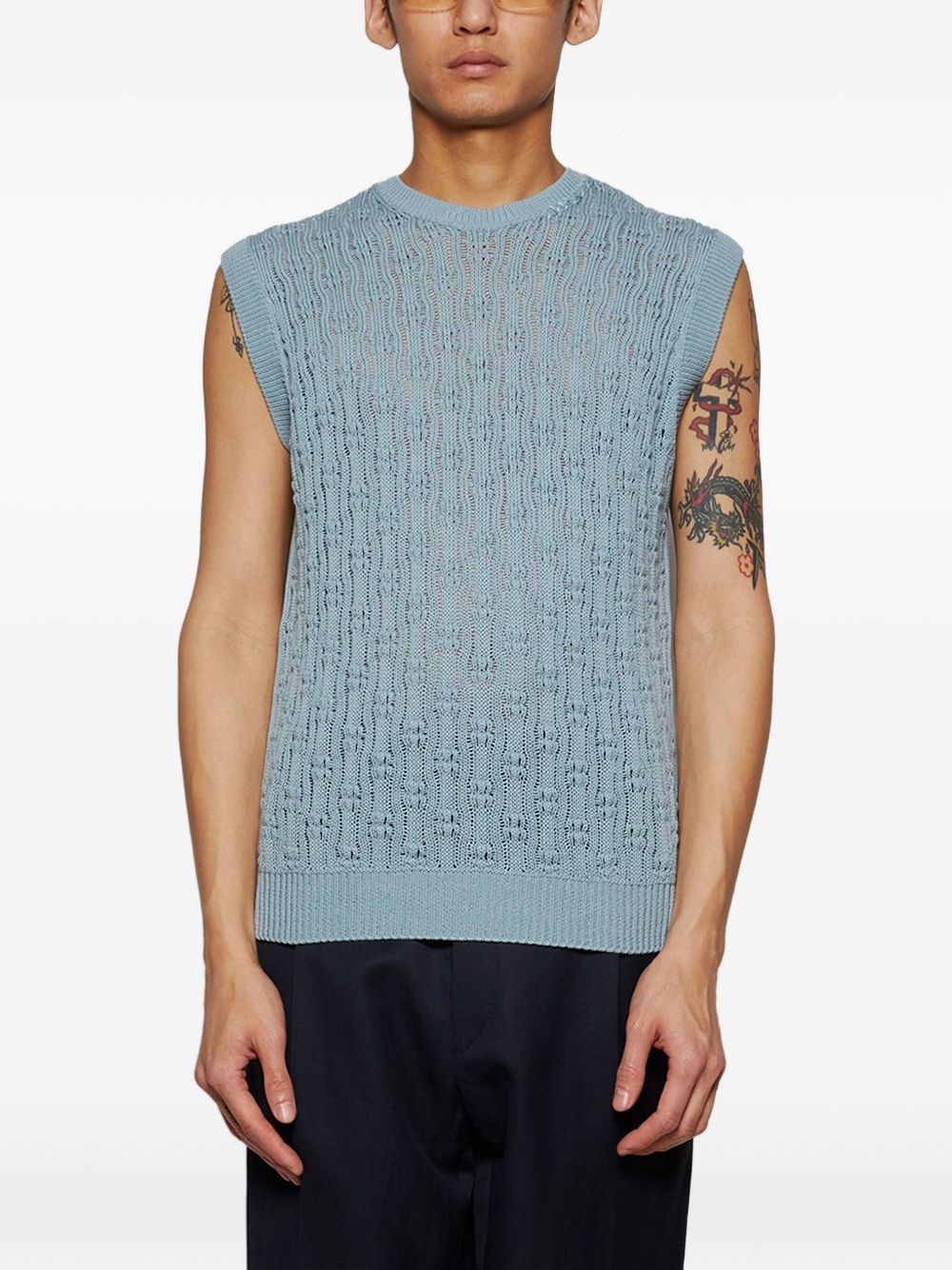 round-neck vest - 3