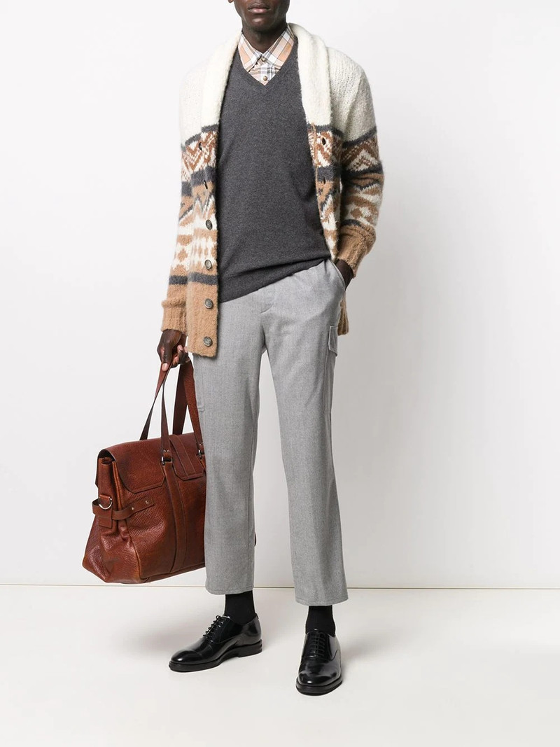 Brunello Cucinelli cropped trousers outlook