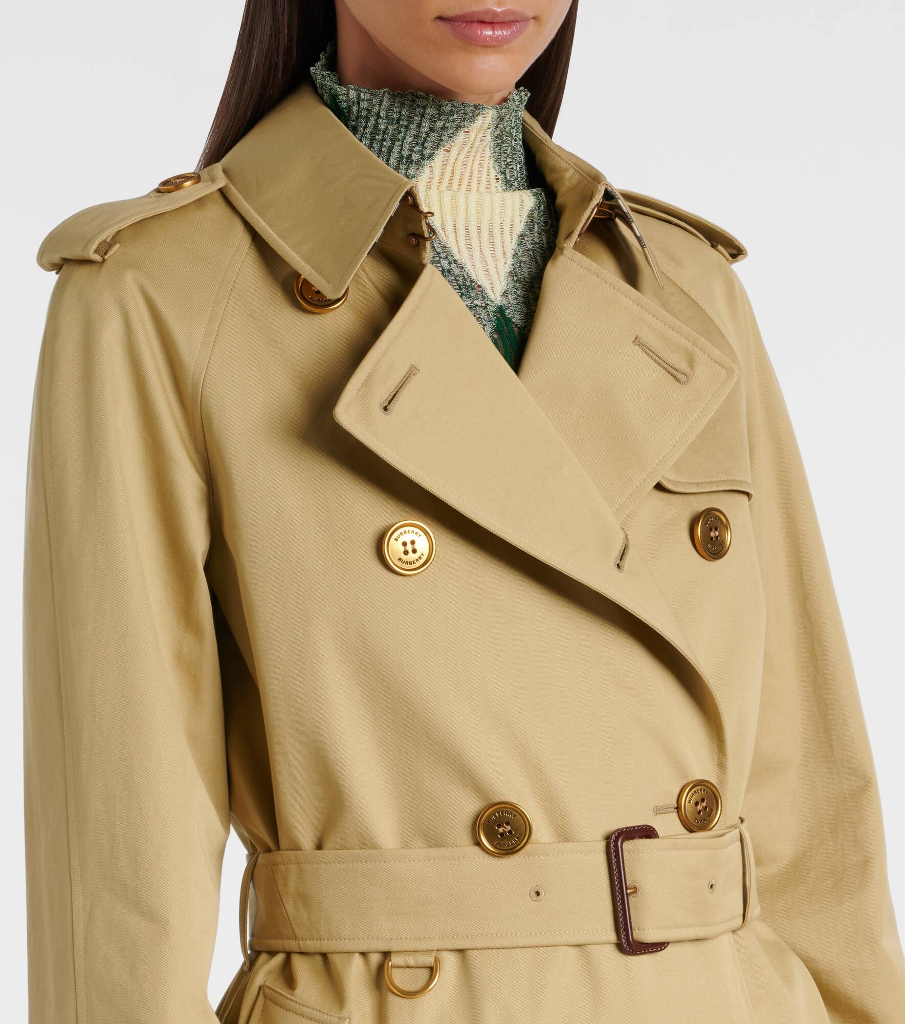 Waterloo cotton gabardine trench coat - 4