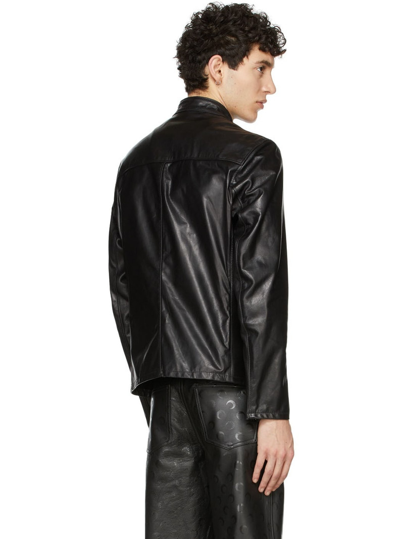 Black Mission Leather Jacket 3