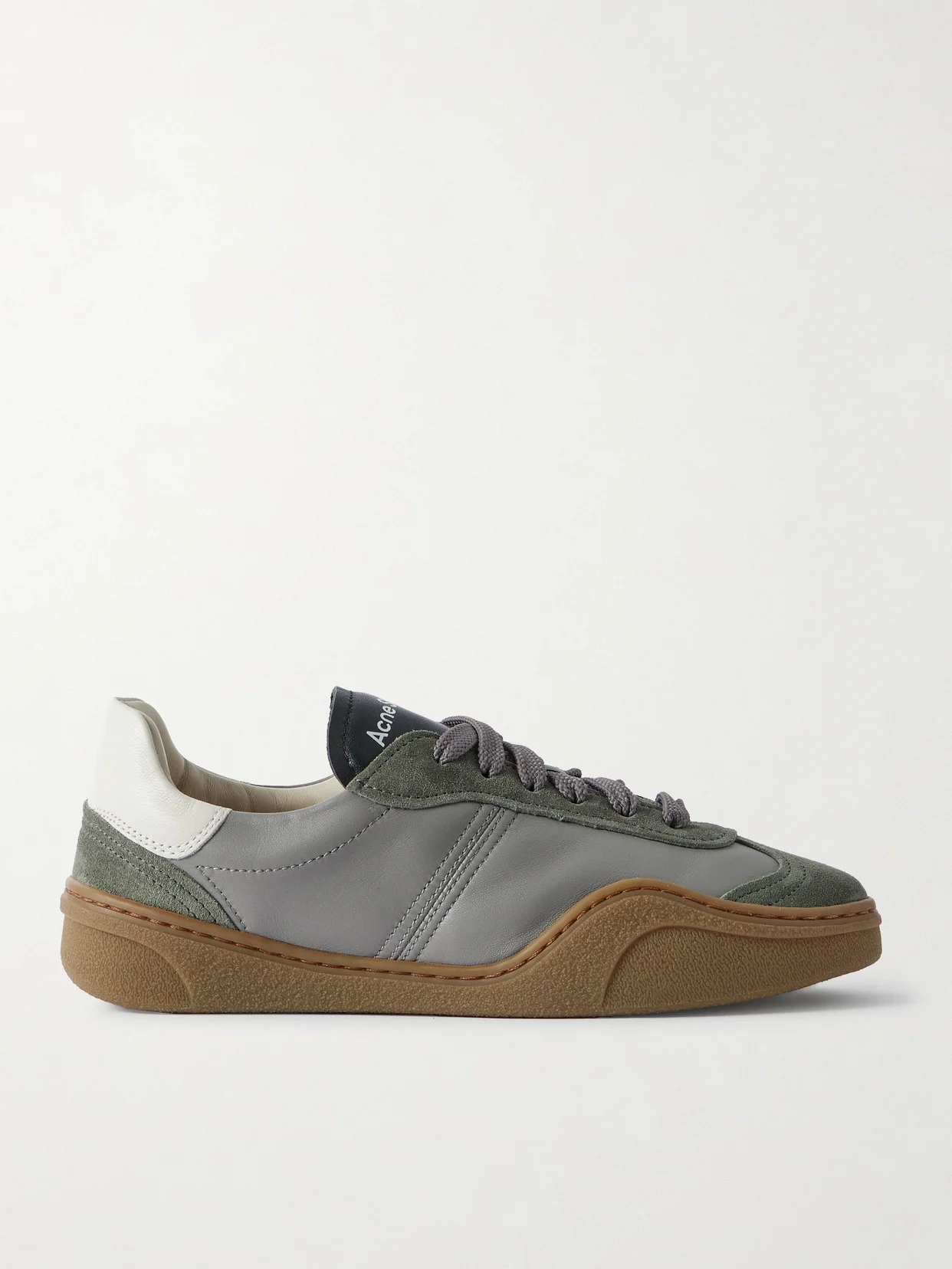 Suede And Leather Sneakers - 1