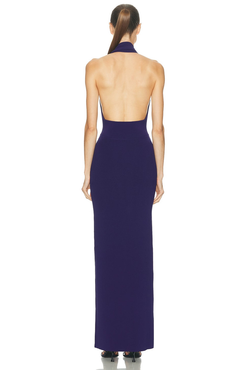 CHRISTOPHER ESBER Slope Knit Halter Dress outlook