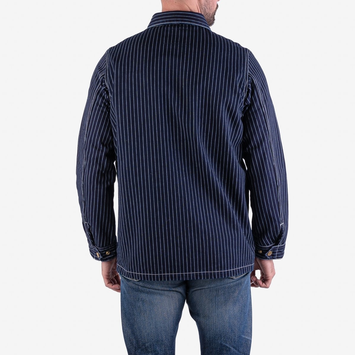 IHJ-120-IND 12oz Wabash Chore Jacket - Indigo - 5