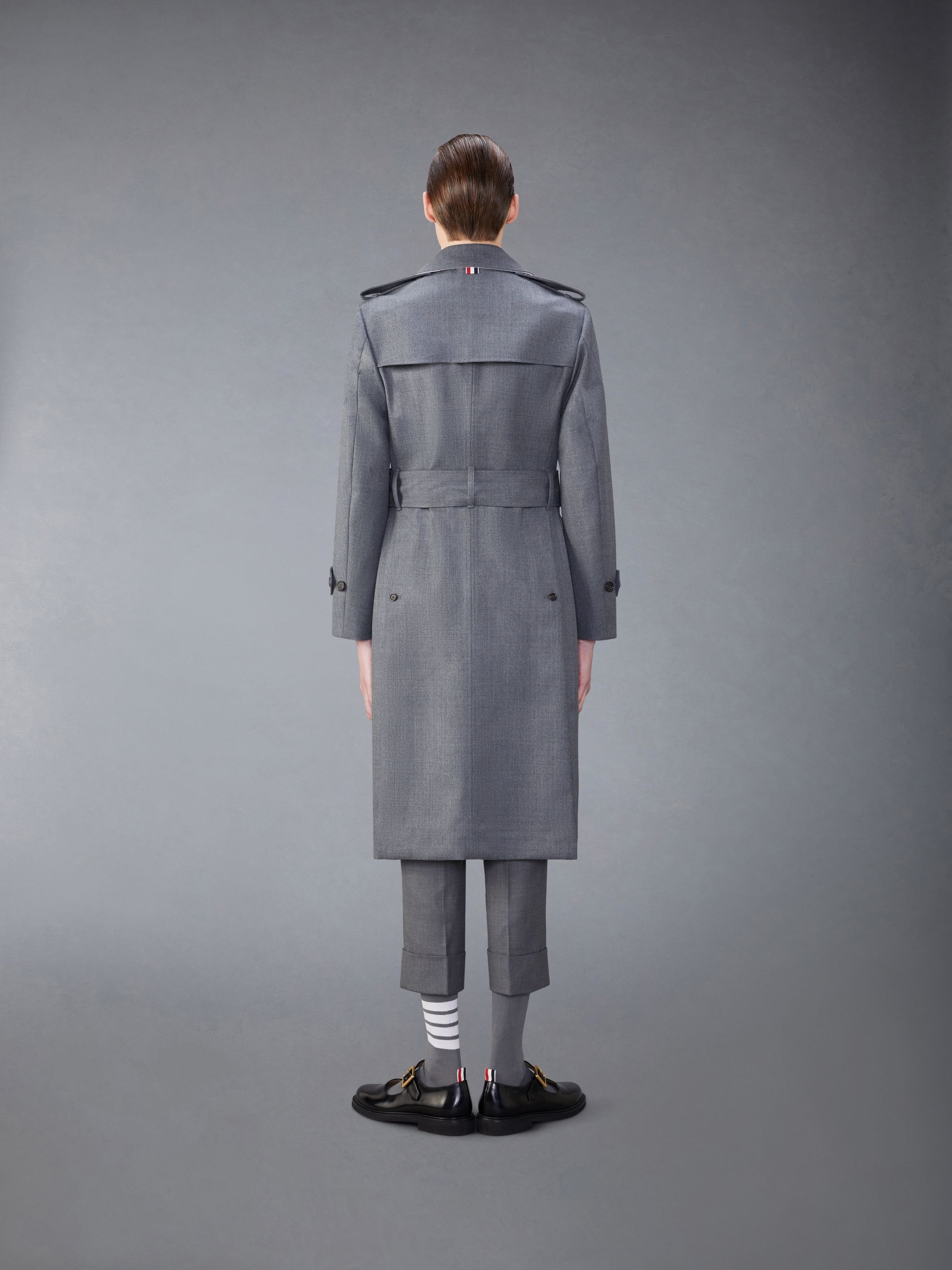 Wool Twill Unconstructed Trench Coat - 2