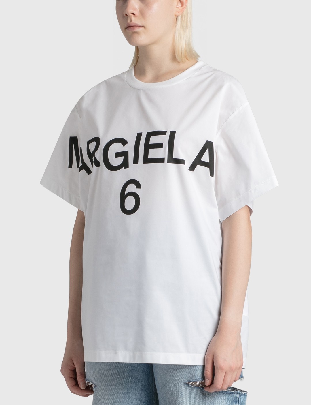 COTTON POPLIN LOGO T-SHIRT - 2