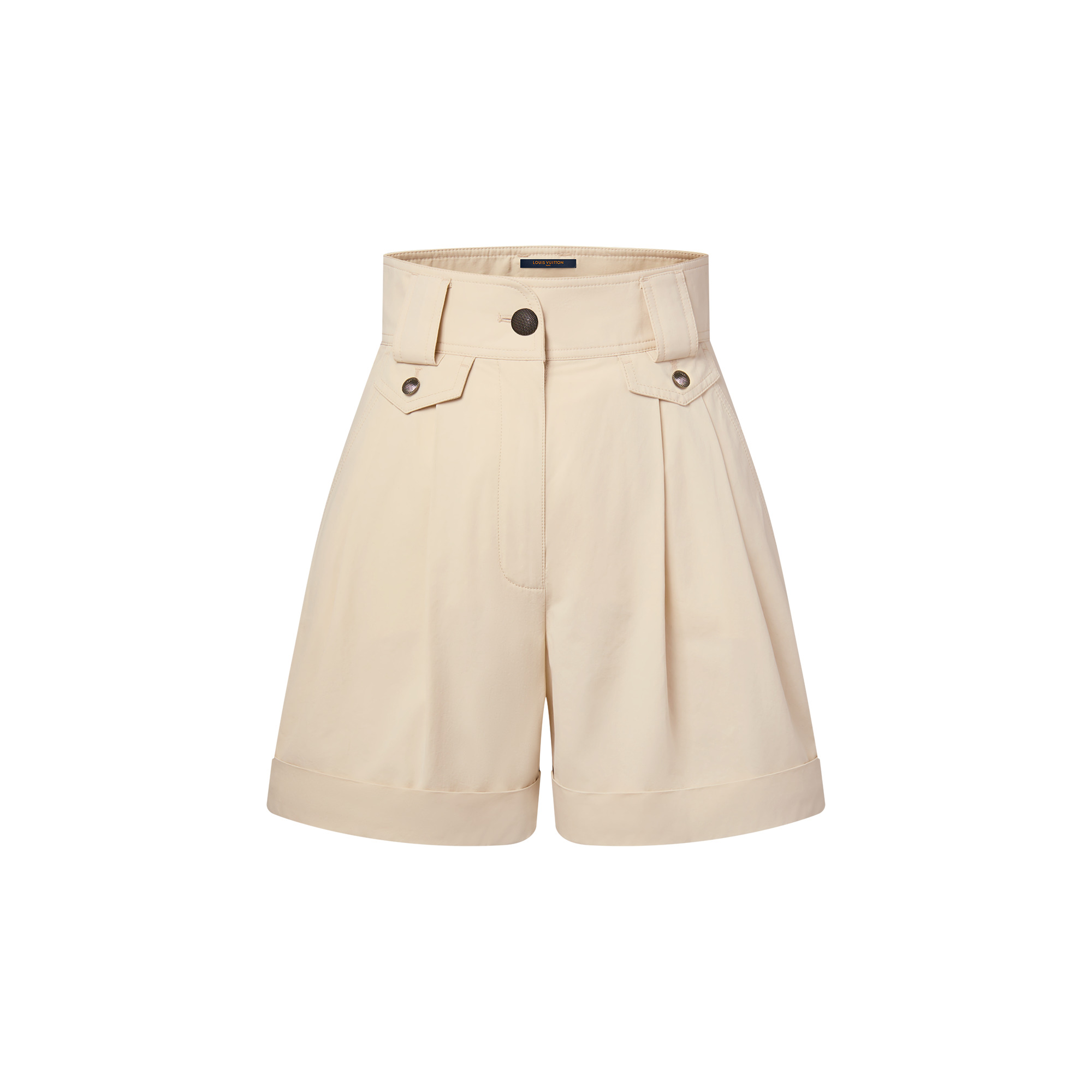 Cuffed Wide-Leg Shorts - 1