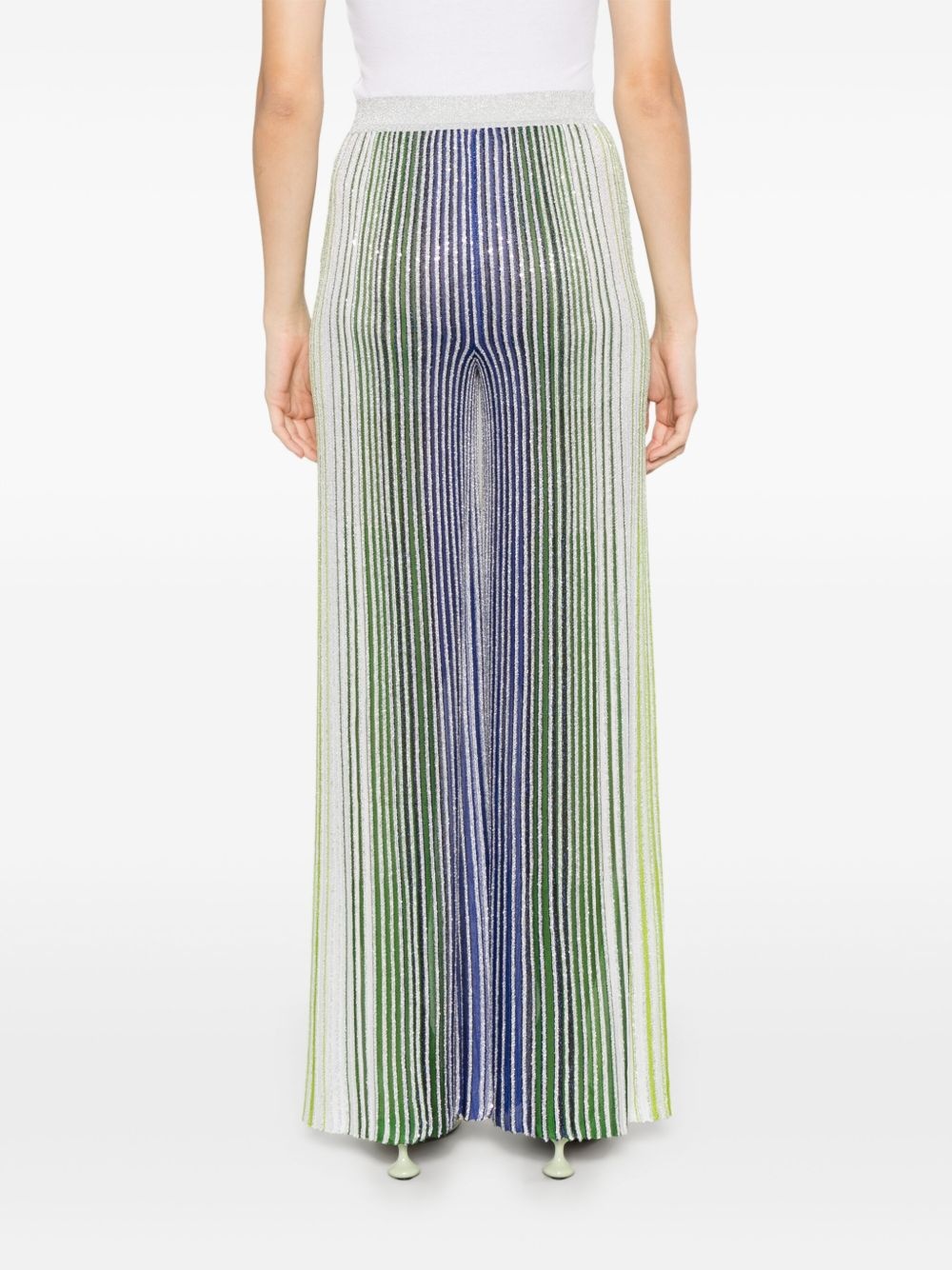 striped palazzo pants - 4