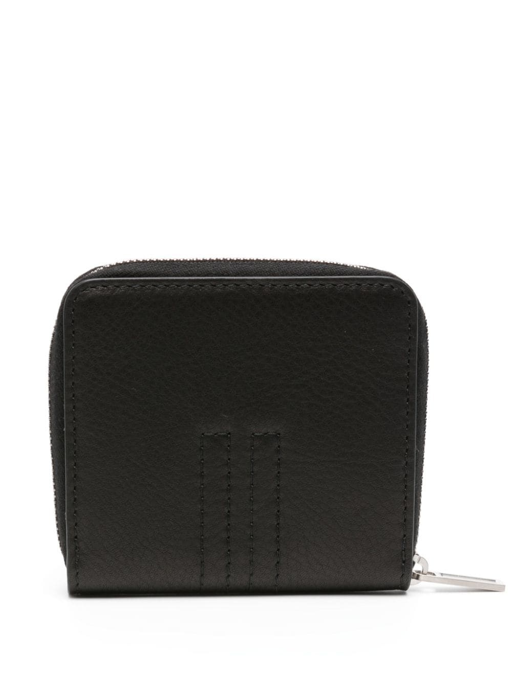 tonal-stitching leather wallet - 2