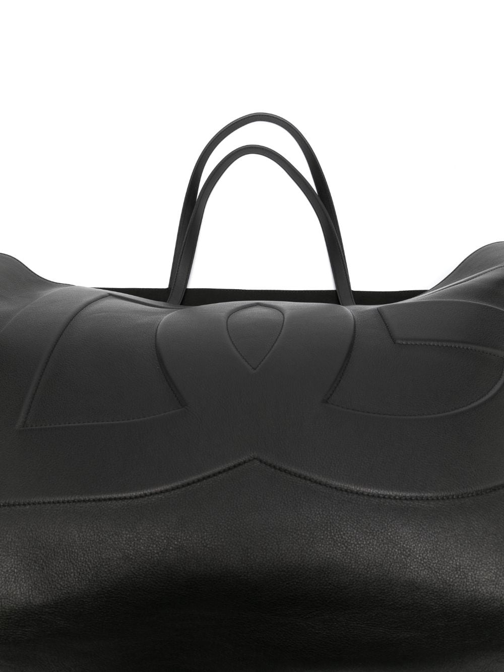 DG Logo leather tote bag - 4