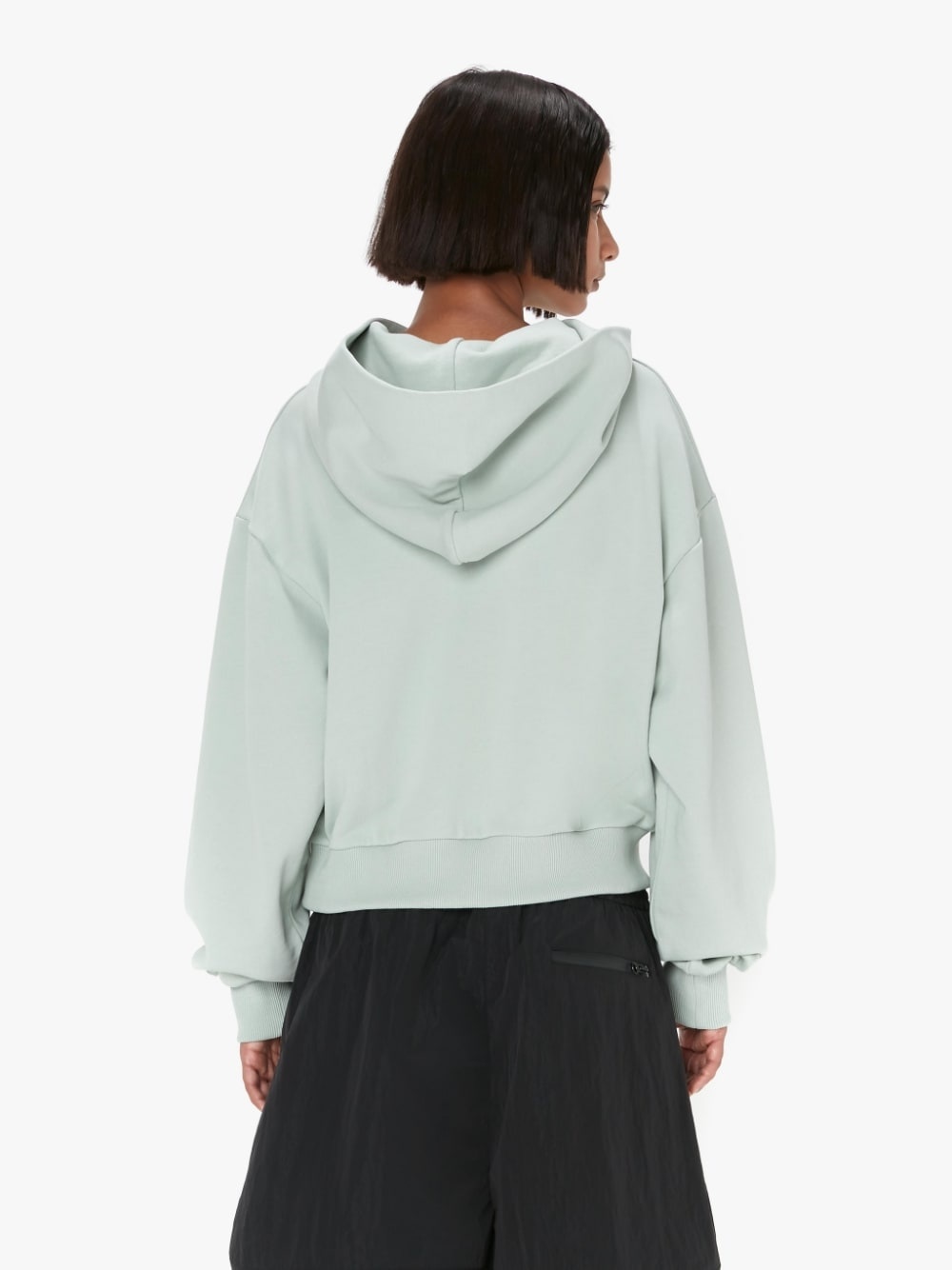 CROPPED CARE LABEL HOODIE - 3